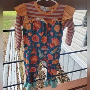 Boutique Thanksgiving romper